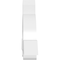 Ekena Millwork Ericson Architectural Grade PVC Gable Bracket, 60"W x 25"H x 6"D x 6"F, 10/12 Pitch GBP060X25X0606ERI00 - alternate 3